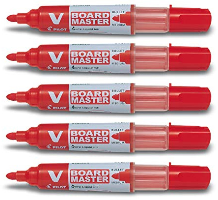 Pilot Boardmaster Begreen Blackboard Marker Set of 5 Redaa