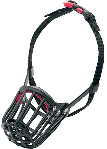 Maulkorb - maulkorb kleine Hunde - XS | A:4,5cm B:4cm C:7,5cm D:26-37cm - sicher und bequem - Flamingo Maulkorb Hund Silas