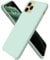 ORNARTO Liquid Silicone Case for iPhone 11 Pro Max, Slim Liquid Silicone Soft Gel Rubber Case Cover for iPhone 11 Pro Max(2019) 6.5 inch-Mint Green