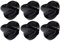 Ufixt For Belling 300 Series Compatible Black Oven Cooker Hob Control Knob Fits Belling 317AN, 317SI, 334AN, 334SI, 335AN, 335SI, 336, 351MK2AN, 351MK2SI and 351SI Pack of 6