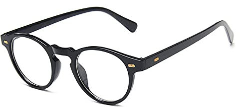 WQZYY&ASDCD Sonnenbrille Herren Damen Unisex Style Round Herren Vintage Nieten Cool Green Eyewear Damen Uv400-Bf