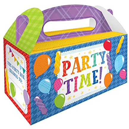 12 x Party Time Lunch Boxes (Large)