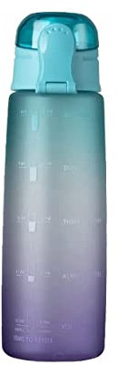 Bottiglia Acqua Bottiglia Borracce Sportive Design Motivazionale Unico Borraccia Portatile A Prova di Perdite per Bicicletta Aperta con Un Clic Borracce Borraccia Sportiva (Color : D, Size : 950ml)