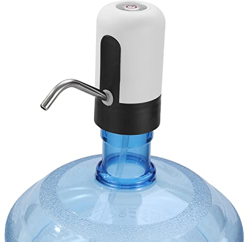 LINZI Water Bottle Pump Portable USB Charging Automatic Electric Drinking Water Bottle Pump Dispenser for Home Kitchen Office 717180