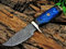 Damast Messer Damaszener Stahl Jagd Knife Damascus Hunting Bowie 1007EA