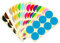 128 Stück 50mm Runde Punktaufkleber 16 Farben Bunte Selbstklebende Klebepunkte Aufkleber Kleine Farbkodierung Etiketten Markierungspunkte zum Beschriften (50mm)
