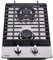 Anlyter - 12 Inch Gas Stove, 2 Integrated Gas Burners, Stainless Steel Gas Cooker, GLP/NG Gas Cooker, Convertible Double Fuel, Fuel Seal