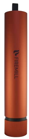 Firemill Original Rot Aluminium CO2 Feuerlöscher Exquisites Design Ideal für schnelles Handeln in Küche, Wohnwagen & BBQ (ohne Gas)