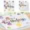 Servietten 60er Set Happy Birthday │ 3lagig Papier 33x33cm │stoffähnlich Tuch Partyzubehör (60er Set Serviette Happy Birthday weiß)