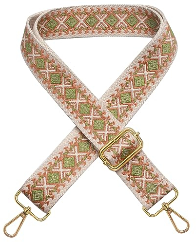 Verstellbarer Schultergurt - Längen 70-135cm Schulterriemen - 3.8cm Breiter Taschengurt Bunter Handtaschen Schulterriemen für Taschen, Universal Tragegurt Damen Trageriemen Geflecht Umhängegurt