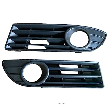 Kühlergrill Auto Für Für POLO 9N 2002-2005 6Q0853665 6Q0853666 Rechts Und Links Vorne Nebel Lampe Kühlergrill Frontgrill (Color : 1 Pair)