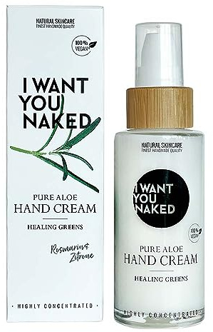 I Want You Naked, Handcreme Healing Greens, Rosmarin & Zitrone, 50ml (1)