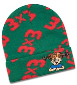 koaa – Pippi Langstrumpf 3x3 – Beanie Mütze Kids Unisex (DE/NL/SE/PL, Alter, 1 Jahr, 3 Jahre)