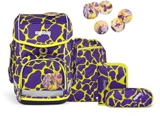 ergobag cubo Set ergonomischer Schulranzen, Vorgänger-Kollektion, klassisch 5-teilig 1. Klasse Grundschule