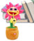 Dranng Singende tanzende Sonnenblume, tanzendes Sonnenblumenspielzeug | Leuchtender Blumenplüsch wiederholt, was Sie Sagen - Alles Gute zum Geburtstagslied, 200 Lieder, lustiges Musikgeschenk