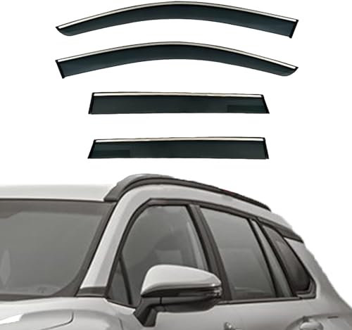 HOLIV 4 Stück Auto Windabweiser Regenabweiser für Toyo-TA Corolla MK1 XG10 2021, Winddichter Regenschutz, Autofenster zubehör