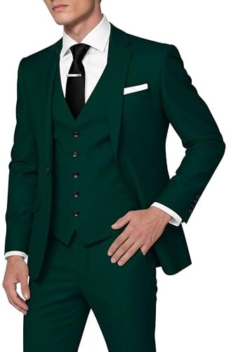 HUUTOE 3-delad kostym, herr, smal passform, bröllopskostymer, balkostym, sommar, blazer, väst, byxor, smoking-set, anpassbar