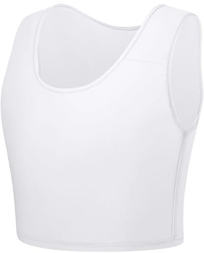 GCTBL Brustbinder Transgender FTM Atmungsaktiver Trans Binder (W, L)