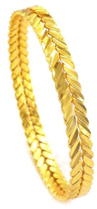 Generisch Adana Burma Bilezik Basak Model Gold Armreif 22 Karat Vergoldet Altin Bileklik Kuyumcu 8mm (6,6 (M))