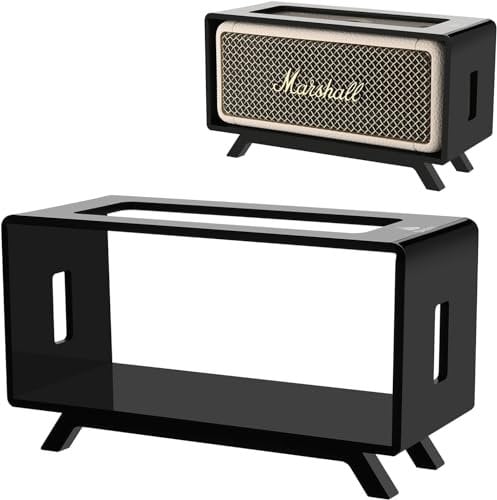 Acrylic Desktop Stand for Marshall Emberton/Emberton II/Emberton III, Portable Bluetooth Speaker, Table Holder, Display Shelf for Marshall Emberton Speakers, Desktop Stand, Shelf