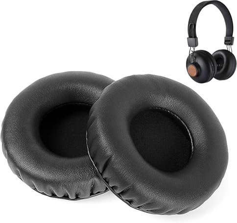 ACCOUTA Earpads Cushion Compatible with House of Marley Positive Vibration 2 Headphone Ear pads replacement with Softer Protein Leather and Memory Foam