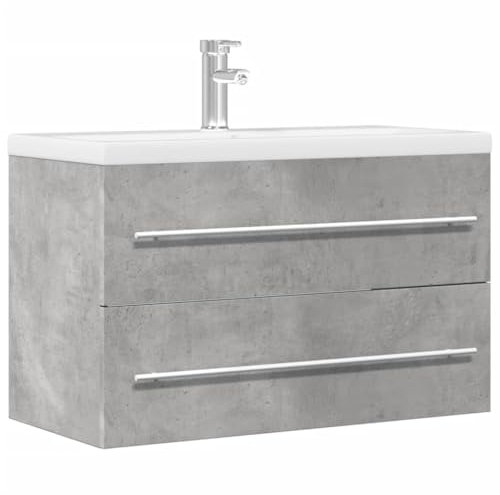 Rantry Waschtisch aus Eichenholz, handgefertigt, 80 x 38,5 x 48 cm, aus Spanplatte, Sideboard, Bodenschrank für Badezimmer, Aufbewahrungsschrank für Schlafzimmer, Büro