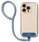 Ringke Holder Link Flow Hand Strap (P Type), Cinturino Robusto in Poliestere Anti-groviglio Regolabile con Linguetta di Fissaggio in TPU per Custodie per Smartphone, Ecc. - Urban Blue