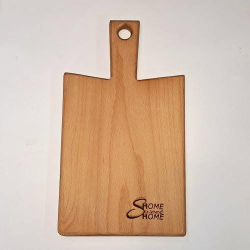 Tagliere in legno faggio massello personalizzato,30x17x2 cm, da cucina, barbecue vassoio da aperitivo, regalo, festa del papà, mamma, sposi, nonni, accessorio casa, bomboniere