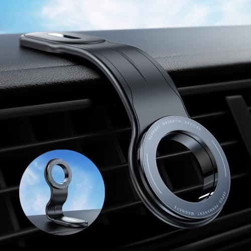 YOSH Magnetic Car Mount Dashboard, Magnetic Phone Holder with Strong N55 Magnets [Flexible & Bendable Arm], Only for iPhone 16/15/14/13/12 Pro Max Mini, No Extra Metal Plates Required