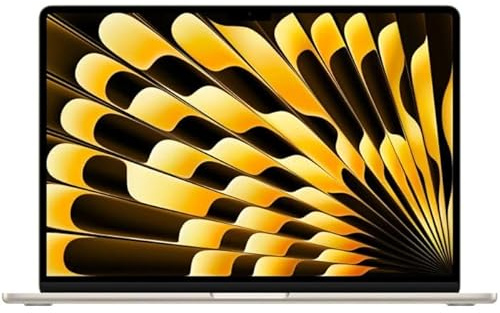 Apple 13 MacBook Air Laptop, M5 Chip mit 10‑Core CPU und 8‑Core GPU: Entwickelt für KI, 13,6 Liquid Retina Display, 16 GB, 512 GB SSD, Touch ID, WLAN 7; Polarstern, QWERTY Tastatur