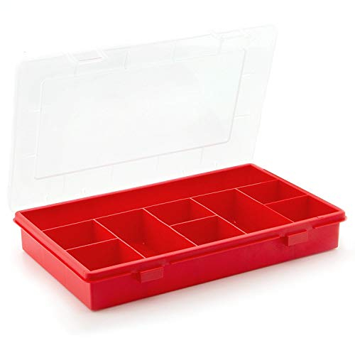 allit 457210 Sortimentskasten EuroPlus Basic, Große: 29/9, rot