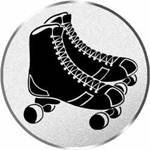 Pokal / Medaille Emblem, Motiv Rollschuhe, Durchmesser 50 mm Durchmesser
