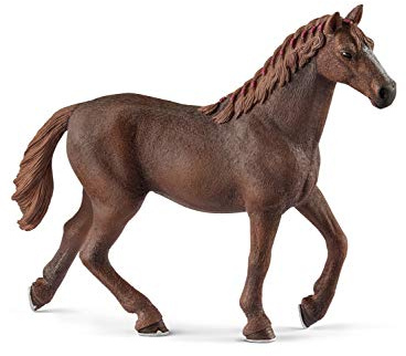 Schleich Horse Club | Englisch Vollblut Stute 13855 | 4 x 14 x 11 cm | Spielfigur ab 6 Jahren | detailgetreues Pferd | Deko oder Sammelfigur | Geschenk für Mädchen und Jungen