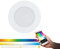 EGLO connect LED Einbauleuchte Fueva-C, Smart Home Einbaulampe, Material: Metallguss, Kunststoff, Farbe: Weiß, Ø: 12 cm, dimmbar, Weißtöne und Farben einstellbar