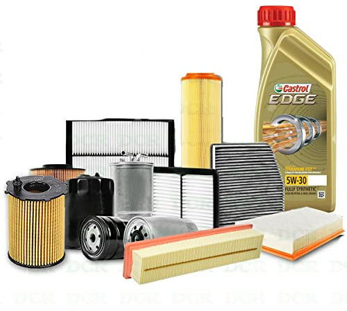 Kit tagliando auto, kit tre filtri e 4 litri olio motore Edge 5W30 (KF1090/fo_c)