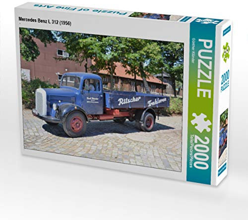 CALVENDO Puzzle Mercedes Benz L 312 (1956) 2000 Teile Lege-Größe 90 x 67 cm Foto-Puzzle Bild von Günther Klünder