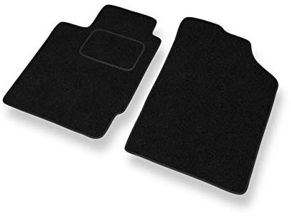 Mossa - Fußmatten Auto kompatibel mit Renault Clio II (1998-2012) - schwarz Automatten Autoteppiche 2
