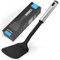 Zulay Spatule en nylon de qualité supérieure (31,8 cm) – Spatule en nylon flexible avec poignée ergonomique en acier inoxydable – Spatule flexible anti-adhésive et anti-rayures pour cuisine