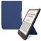 kwmobile Étui Compatible avec Pocketbook InkPad 3/3 Pro/Color/Vivlio InkPad 3 Coque - Étui à Rabat magnétique Tablette eReader Similicuir - Bleu foncé