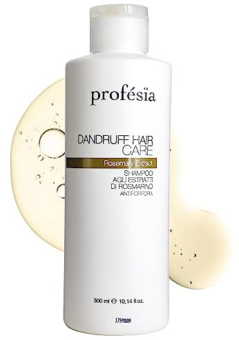 Anti Schuppen Shampoo Rosmarin Seboregulierendes 300 ml - Shampoo Fettiges Haar Klärend, Stärkt, Trocknet Nicht Aus, Beruhigend, Professionelles für Juckende Kopfhaut - Shampoo Damen Herren PROFESIA