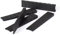 LouMaxx Möbelkeile 10er Set | Unterlegkeile 8 x 20 x 100 mm in Schwarz | Keile Kunststoff mit integrierten Sollbruchstellen
