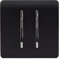 Trendi Auto Retractive 2 Door Bell Switch Matt Black