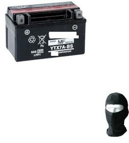 KOMPATIBEL MIT SYM Fiddle II 150 2010-2012 Batterie YTX7A-BS UASA (VOLL VERSIEGELT UND BEREITS BEREIT) 12V / 6AH BATTERIEN FÜR Motorrad-Roller SPEZIFIKATION 150X87X93MM