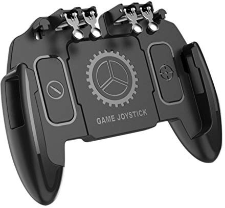 Niktule Jeu pour téléphone Portable | Manette Jeu Mobile à Six Doigts,Contrôleur Portable Transformez Votre téléphone en Console Jeu [Video Game] [Video Game] [Video Game] [Video Game] [Video Game]