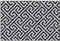 Outsunny Outdoor Rug Reversible Mat Plastic Straw Rug Portable RV Camping Mat for Garden Deck Picnic Indoor, 121 x 182 cm (4 x 6 ft), Black & White