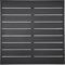 Bolero Aluminium Tischplatte quadratisch schwarz 700mm