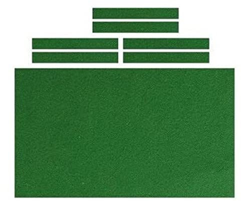 Harilla Billardtisch professioneller Billardtisch-Filz, Billardschutz Filz passend für Standard 7/8/9 Fuß Tisch, Wollmischung Tischdecke, Billardtuch für Clubs, Hotels, Bars, Billardtisch, 9ft Grün