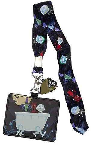 Loungefly Disney Nightmare Before Christmas Cordon de baignoire avec porte-carte