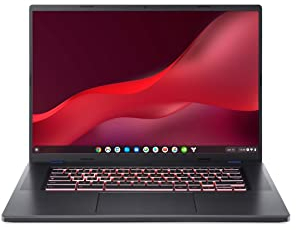 Acer Chromebook 516 GE (CBG516-1H-530D) Laptop, 16 WQXGA Display. Intel Core i5-1240P, 8 GB RAM, 256 GB SSD, Intel Iris Xe Graphics, Google ChromeOS, grau, Minecraft kostenlos