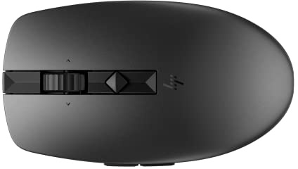HP Souris silencieuse rechargeable 710 - pour ordinateur ou ordinateur portable, batteries type USB-C - compatible multi-OS/appareil - Bluetooth ou dongle 2,4 GHz - 6 boutons programmables